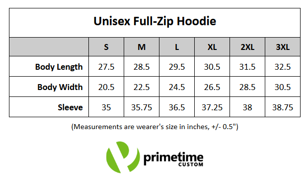 Full Zip Hoodie